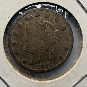 1912 Liberty Head “V” Nickel – United States 5 Cent Coin